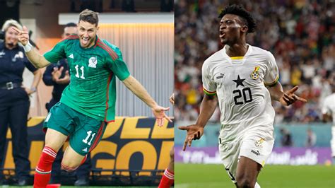 Mexico vs Ghana Prediction: With the amount of quality in this fixture, we are convinced this encounter won’t deprive us of goals . Mexico . Start. 15 Oct 2023 03:30. 00 Day. 00 Hours. 00 Minutes. 00 Seconds. Finished. 15 Oct 2023 03:30. Live . 15 Oct 2023 ...